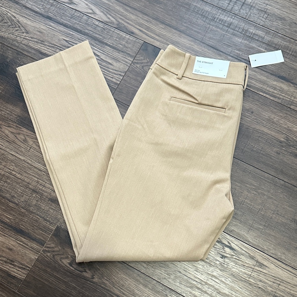 BNWT Ann Taylor “The Straight” Tan Dress Pants